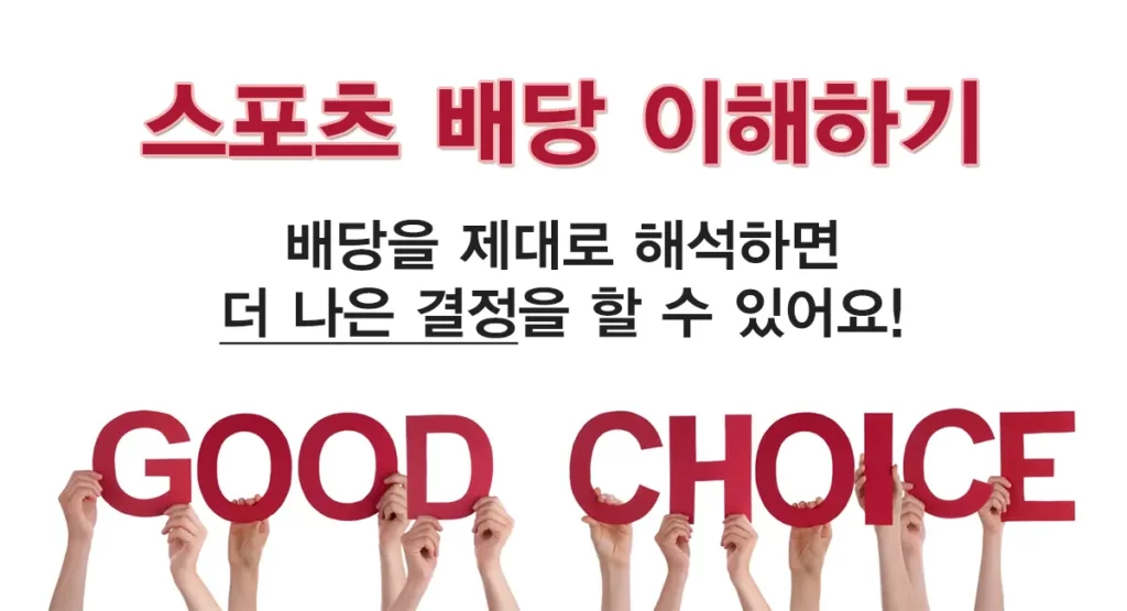 스포츠토토 배당 이해하기 배너